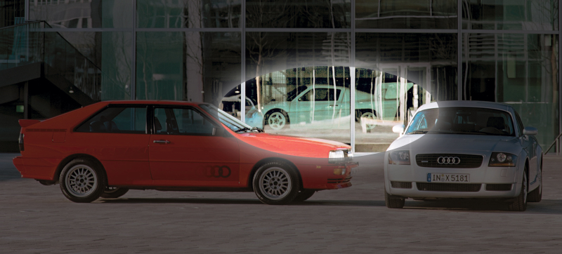 Illustration for article titled There's A 1000 Horsepower Secret Audi In This Press Picture